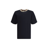 Burberry T-Shirt with Archivio Check collar