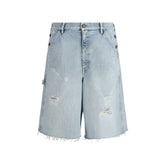 Golden Goose Denim Mike Shorts