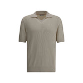 Brunello Cucinelli Ribbed Polo Shirt