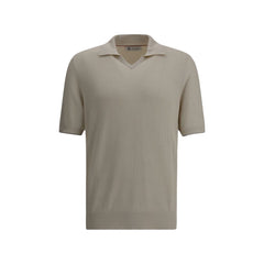 Brunello Cucinelli Ribbed Polo Shirt