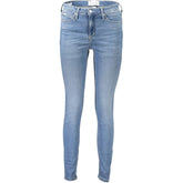 Calvin Klein Blue Cotton Women Jeans