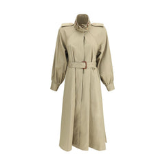 Chloé Cotton gabardine long Trench Coat