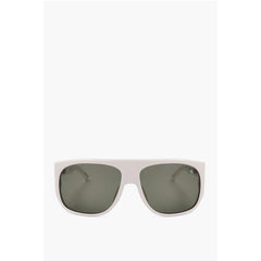 Linda Farrow White Haircalf Sunglass
