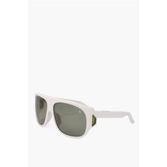 Linda Farrow White Haircalf Sunglass
