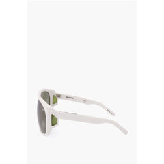 Linda Farrow White Haircalf Sunglass