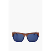 Linda Farrow Blue Haircalf Sunglass