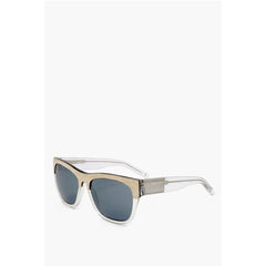 Linda Farrow White Haircalf Sunglass