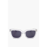 Linda Farrow White Haircalf Sunglass