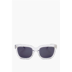 Linda Farrow White Haircalf Sunglass
