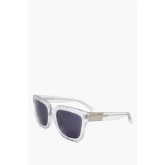 Linda Farrow White Haircalf Sunglass