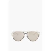Linda Farrow White Haircalf Sunglass