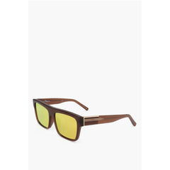 Linda Farrow Brown Haircalf Sunglass