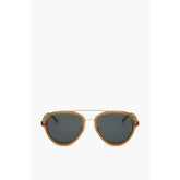 Linda Farrow Brown Haircalf Sunglass