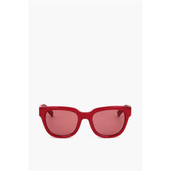 Linda Farrow Red Haircalf Sunglass