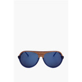 Linda Farrow Blue Haircalf Sunglass