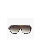 Linda Farrow Brown Haircalf Sunglass