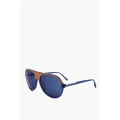 Linda Farrow Blue Haircalf Sunglass