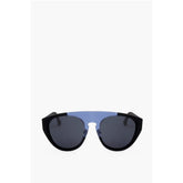 Linda Farrow Black Haircalf Sunglass