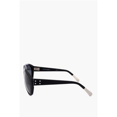 Linda Farrow Black Haircalf Sunglass