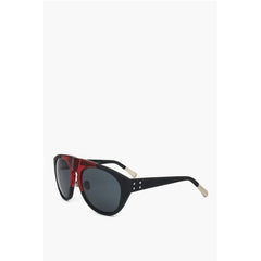 Linda Farrow Black Haircalf Sunglass