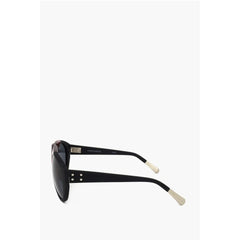 Linda Farrow Black Haircalf Sunglass