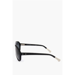 Linda Farrow Black Haircalf Sunglass
