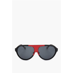 Linda Farrow Black Haircalf Sunglass