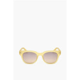 Linda Farrow Yellow Haircalf Sunglass