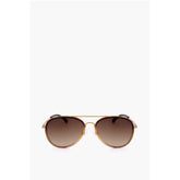 Linda Farrow Brown Haircalf Sunglass