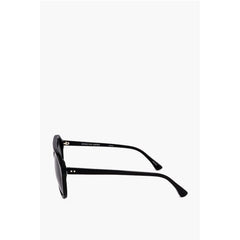 Linda Farrow Black Haircalf Sunglass