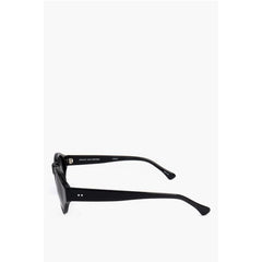 Linda Farrow Black Haircalf Sunglass
