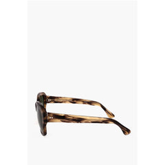 Linda Farrow Brown Haircalf Sunglass