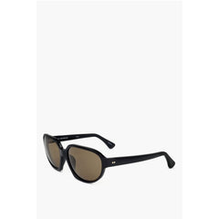 Linda Farrow Black Haircalf Sunglass