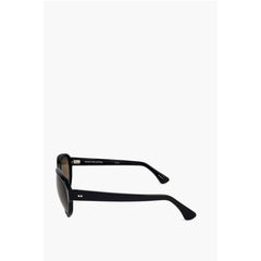 Linda Farrow Black Haircalf Sunglass