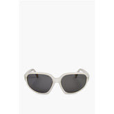 Linda Farrow White Haircalf Sunglass