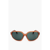 Linda Farrow Orange Haircalf Sunglass
