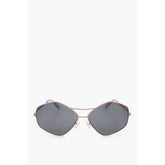 Linda Farrow Silver Metal Sunglass