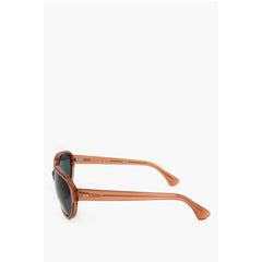 Linda Farrow Orange Haircalf Sunglass