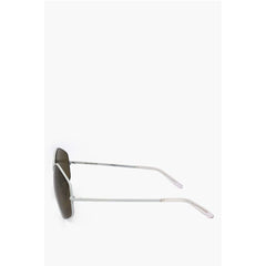 Linda Farrow Brown Metal Sunglass