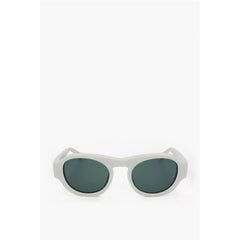 Linda Farrow White Haircalf Sunglass