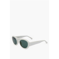 Linda Farrow White Haircalf Sunglass