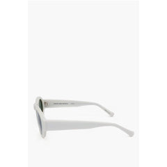 Linda Farrow White Haircalf Sunglass