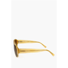 Linda Farrow Yellow Haircalf Sunglass