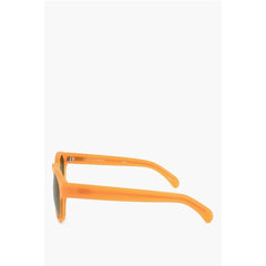 Linda Farrow Orange Haircalf Sunglass