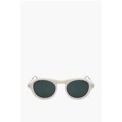 Linda Farrow White Haircalf Sunglass