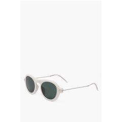 Linda Farrow White Haircalf Sunglass
