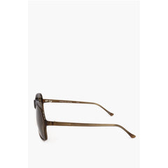 Linda Farrow Brown Haircalf Sunglass