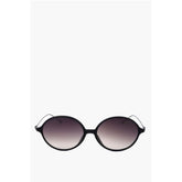 Linda Farrow Black Haircalf Sunglass