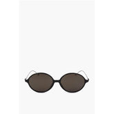 Linda Farrow Black Haircalf Sunglass