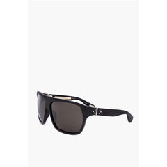 Linda Farrow Black Haircalf Sunglass